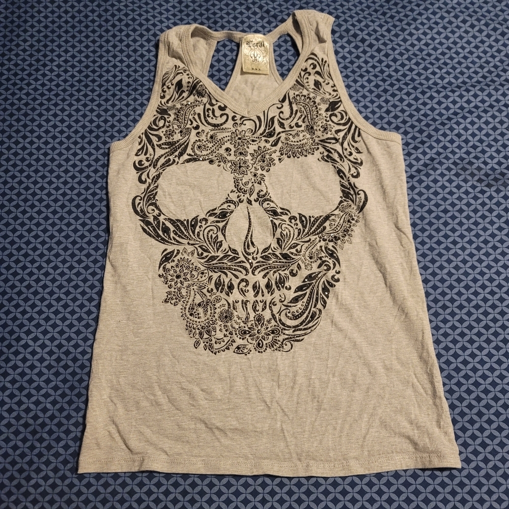 Vocal Skull Tank Top